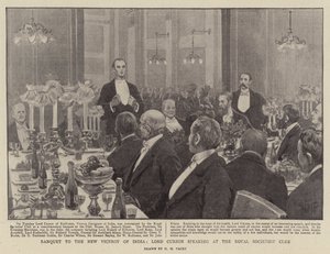 Banquet pour le Nouveau Vice-Roi de l